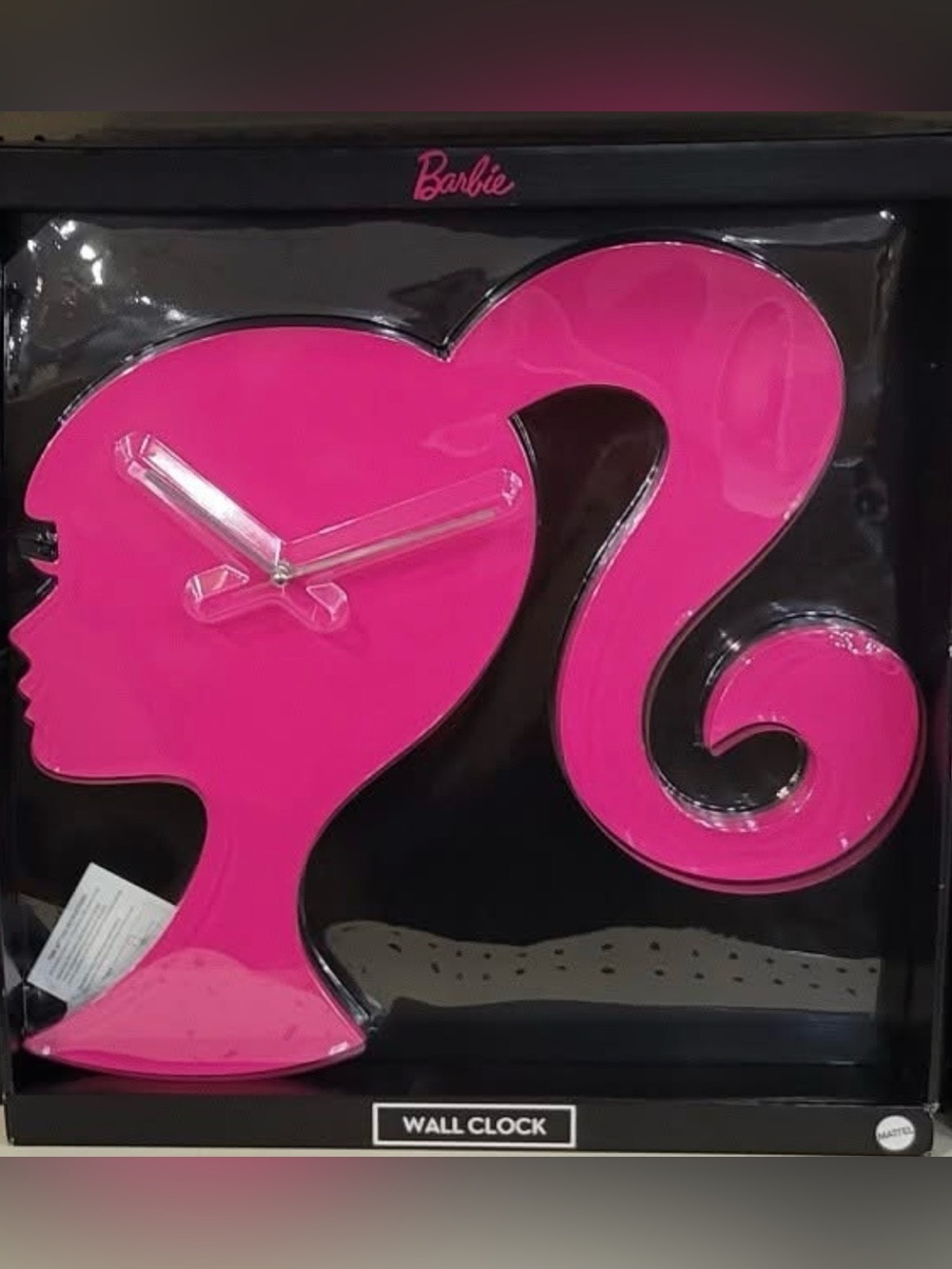 🆕 Barbie Pink Silhouette Wall Clock